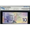 Image 2 : 2001 $10 BC-63aA #FEC9997385 "9.8M - 10M" CCGS Gem Uncirculated-65