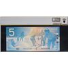Image 1 : 2001 $5 BC-62a, 2000 $10 BC-63a, 2006 $5 BC-67a, 2013 $5 BC-69d (2).  Lot of 5 notes. All PCGS Gem U