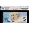 Image 2 : 2002 $5 BC-62aA-i # HNM9656543 "9.64M - 9.74M" CCGS Superb Gem Uncirculated-67