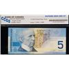Image 2 : 2002 $5 BC-62aA-i #HNM2559899 "2,54M - 2,58M" CCGS Superb Gem Uncirculated-67