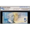 Image 2 : 2002 $5 BC-62bA # HNR9615617 "9.56M - 9.9M" CCGS Superb Gem Uncirculated-67
