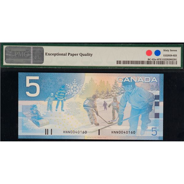 2003 $5 BC-62a-i #HNN0040160 PMG Superb Gem Uncirculated-67