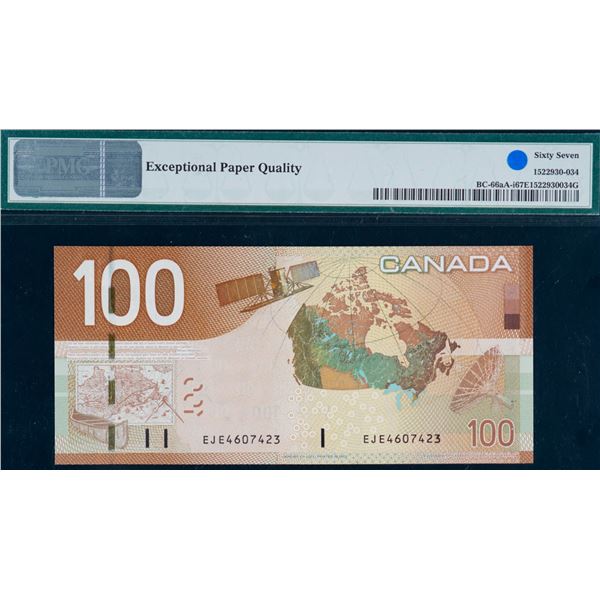 2003-06 $100 BC-66aA-i #EJE4607423 PMG Superb Gem Uncirculated-67 Replacement