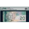 Image 2 : 2004-07 $20 BC-64a #AYS6003414 PMG Superb Gem Uncirculated-68