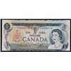 Image 1 : Error; 1973 $1 BC-46a #FC6305115 Extra-Fine.  Cut out of register.