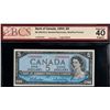 Image 1 : Radar; 1954 $5 BC-39b-N1-ii #T/S9000009 BCS Extra Fine-40 Original.  2 Digit Radar