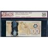 Image 1 : Radar; 2011 $100 BC-73a-N1-iii #EKJ8106018 BCS Choice Very Fine-35
