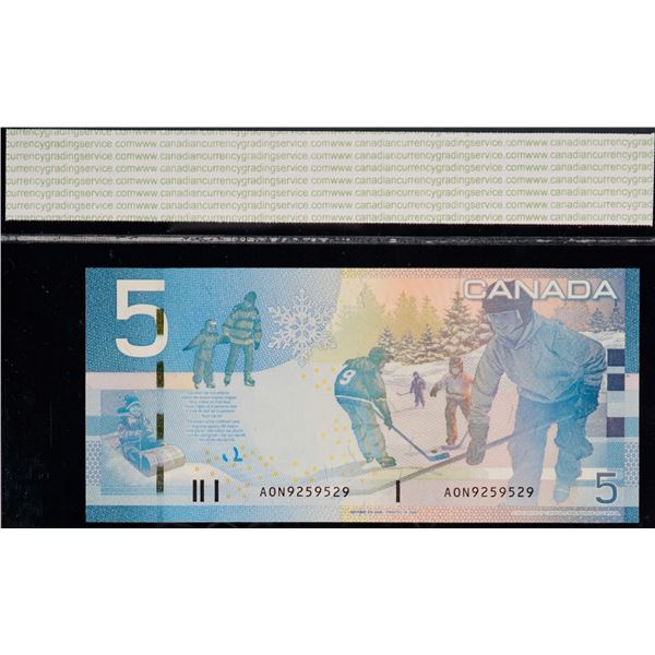 Radars; Banknote lot- 1991 - 2006 $5 & $20; Lot  of 3 notes CCGS Very Fine-20 to Choice About Uncirc