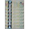 Image 1 : Radar Notes;  2012 $20 Two-Digit issues #FIZ5535355, #BIH1113111, #BIZ3777773, #BIR8818188, BSH#3993