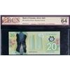 Image 1 : Radar & Repeater; 2012 $20 BC-71a-N1-ii-N10-ii #BIM4224224 BCS Choice Uncirculated-64
