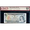 Image 1 : Low Number; 1973 $1 BC-46a-N5-iii #MD0000019 BCS Choice Uncirculated-64 Original