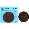Image 1 : WE-13A, Breton #985 - Cossack One Penny Token, CCCS VF20