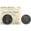 Image 1 : British Colonies; 1822 1/4$ Br;858 ICCS EF45 Cleaned