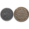 Image 1 : Tokens;  Lot of 2 military canteen tokens, includes CEF WWI 5th Can. Batt’n Canteen One Fra