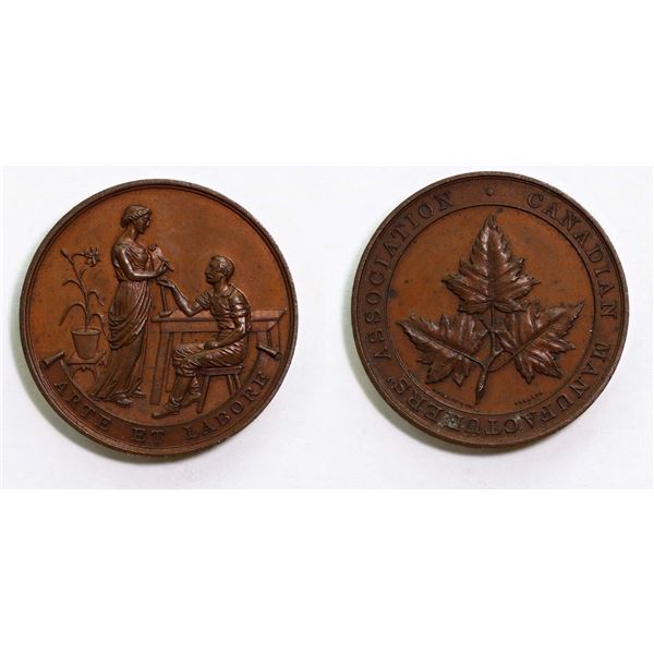 Medal;  Canadian Manufacturers Association Copper Medal by P. W. Ellis, Lr-1135.