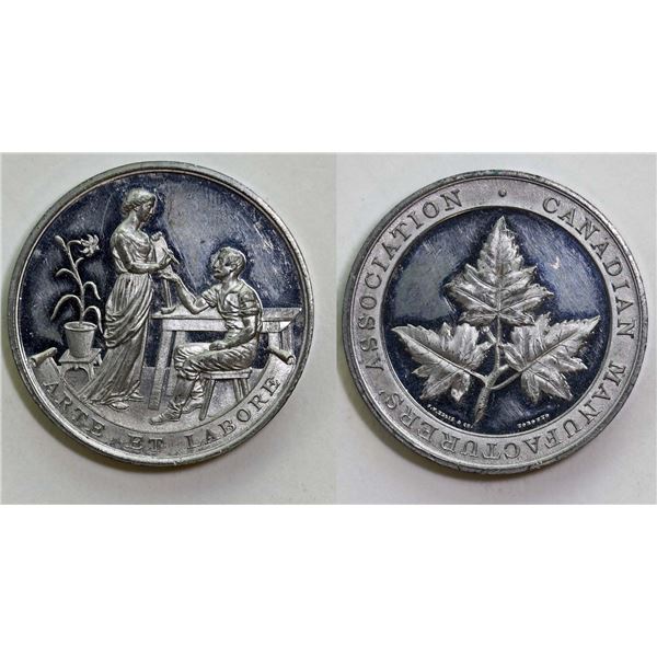 Medal;  Canadian Manufacturers’ Association. Undated. White Metal.  Lr. 1135.