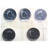 Image 1 : SML; 1988, 1989, 1994 Silver maple Leaf.   Lot of 7 pieces housed in original RCM packaging.