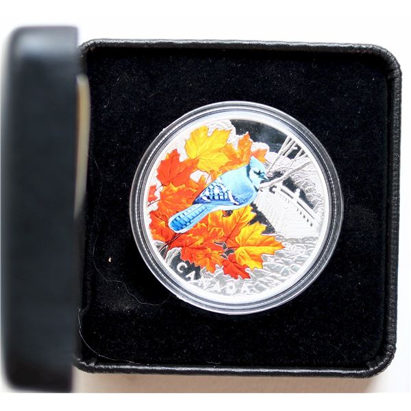 RCM; 2021 $20 Colourful Bird  - Blue Jay.  Popular coin!