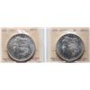 Image 1 : USA; 1878S $1  ICCS MS64, 1904-O $1 ICCS MS63.  Lot of 2 coins.