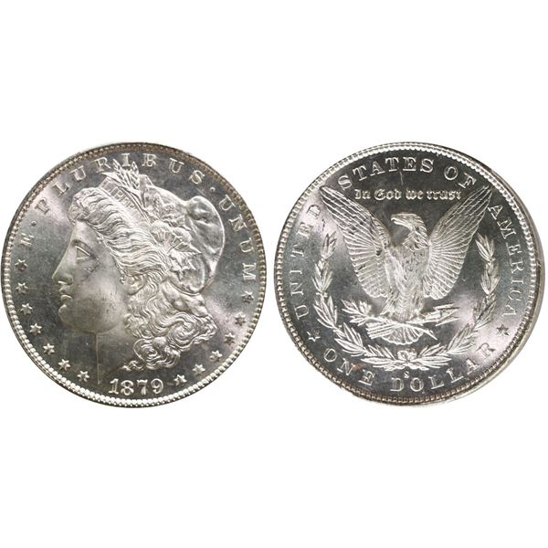 USA; 1879-S $1 PCGS MS65