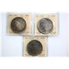 Image 1 : USA; 1882 $1, 1886, 1901-O All 3 coins toned and all ICCS graded MS63 & MS64.