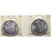 Image 1 : USA; 1882-O $1, 1883-O Both coins ICCS MS63