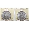 Image 1 : USA; 1883 $1, 1889. Both coins ICCS MS62