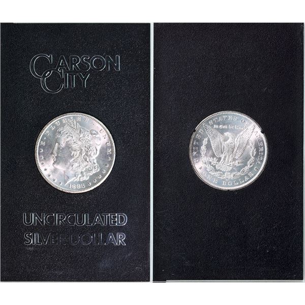 USA; 1883-CC $1 Unc or better, Housed in Carson city holder.
