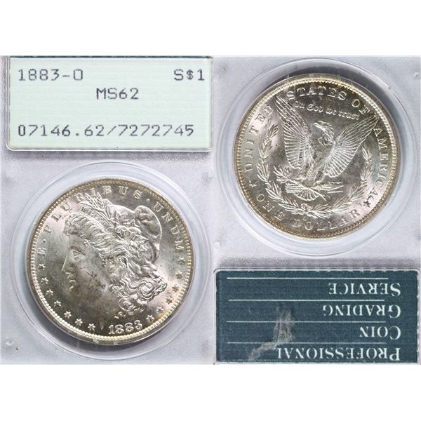USA; 1883-O $1 PCGS MS62