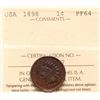 Image 2 : USA; 1898 1¢ ICCS PF64