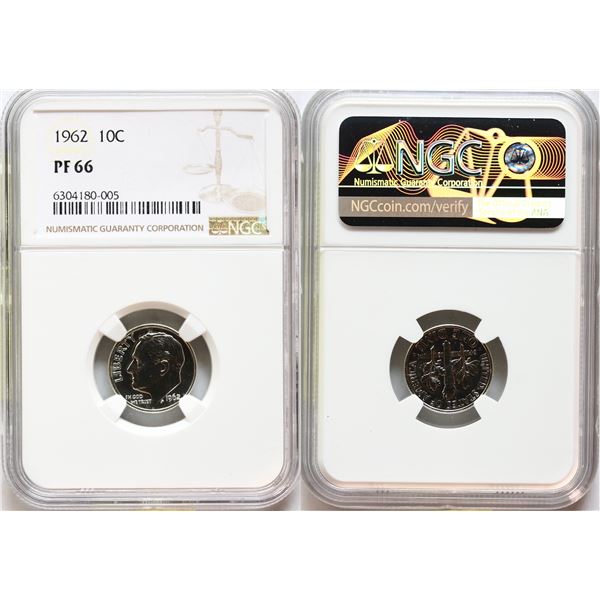 USA; 1965 10¢ NGC PF66