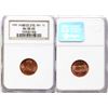 Image 1 : USA; 1995 1¢ Doubled Die Obv NGC MS68 Rd