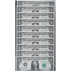 Image 1 : USA; 2006 $1 "10 NOTE SET" #*L04511181-190.  All Gem Uncirculated.