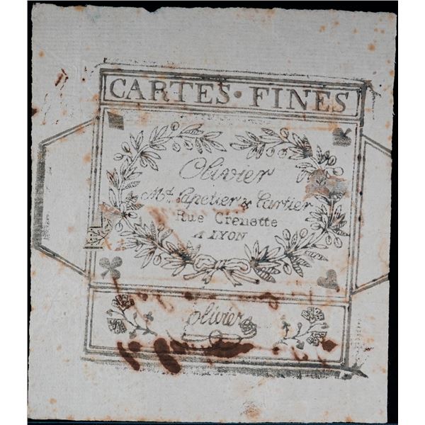France;  Victorian era Assignat - ''Olivier Md.