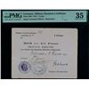 Image 1 : Germany; 1915 1 Franc Pick #M6r Stage Command Offices - Remainder, PMG VF35