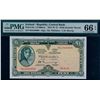 Image 1 : Ireland; 1971-75 £1 - With Security Thread Pick#64c LTN60a-b #65j346906, PMG UNC66
