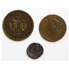 Image 2 : Ancient & USA Tokens; Lot of 3 pieces.   VG to VF.