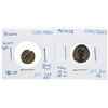 Image 2 : Ancients;  Roman Constans (337-350). Æ. Alexandria, 333-5. R/ Two soldiers flanking one standard & C