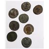Image 2 : Ancients;  Roman Gordian type issues.  Lot of 8 pcs (1x silver) coins.  .