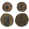Image 1 : Ancients;  Roman Maximinus 305-313 & Maximinus II 310-313 AD.  Lot of 2 issues. Æ.  .
