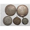 Image 1 : France; Group of 5 early coins.  VG to Fine.