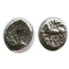 Image 1 : Gaul (Central), Lingones, Silver Quinarius, Kaletedoy, Circa 120/100-50 BC, Obv. Helmeted head left.