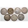 Image 2 : German States; Group of silver 5 Marks, Fine to EF  Lot of 7 pieces.