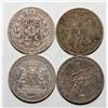 Image 1 : German States; Group of Silver Thalers 1858-1863, VF to Unc.  Lot of 4 pieces.