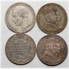 Image 2 : German States; Group of Silver Thalers 1858-1863, VF to Unc.  Lot of 4 pieces.