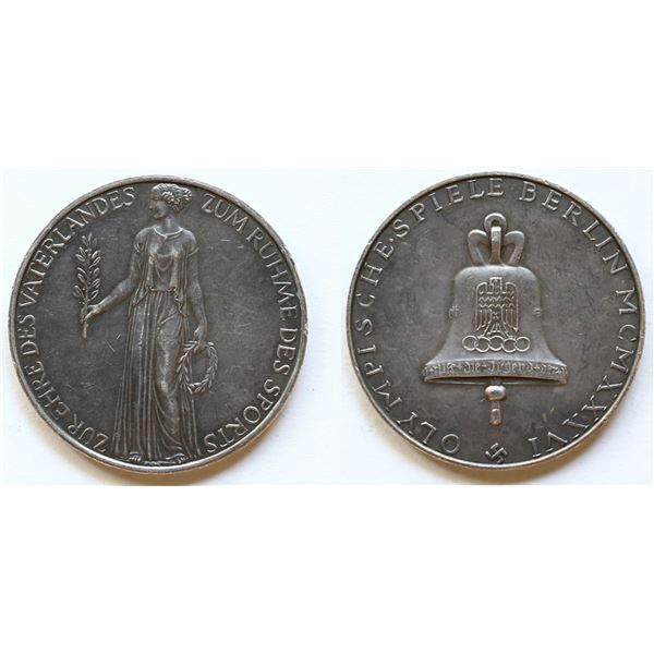 Germany; Berlin 1936 Olynpics Games - Silver Medal, AU