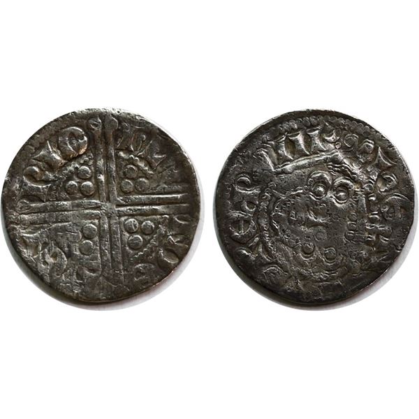 Great Britain; 1207-1272 Silver penny - Henry III,  Fine or better.
