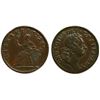Image 1 : Great Britain; 1723 Farthing "Woods Hibernia" DEI GRATIA.  Nice VF-EF or better.
