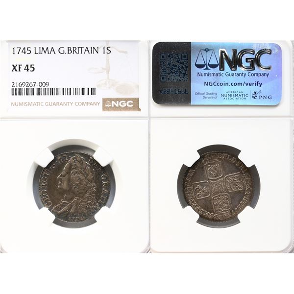 Great Britain; 1745 Lima 1S NGC XF45