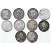Image 2 : Great Britain; 1816-1907 Halfcrowns VG to VF+.  Lot of 10 pieces.